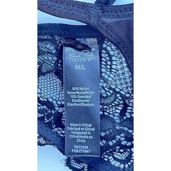 Rene Rofe 2pc Strapped In Bra & Thong Set Size M/L - Picture 8 of 13